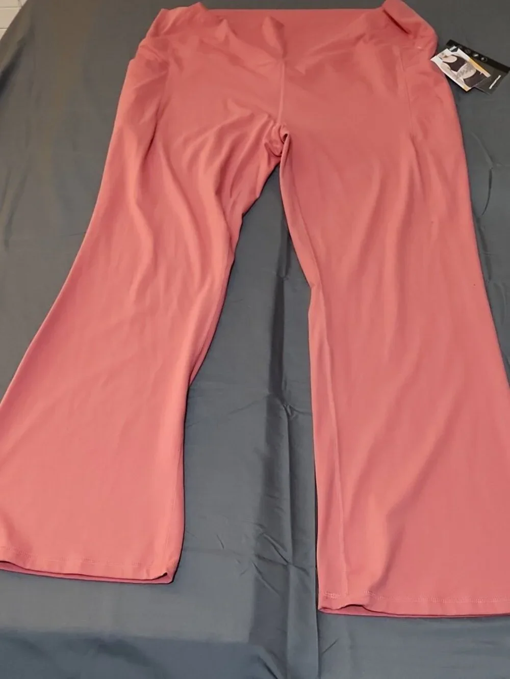 NWT Avia Women’s Plus 3XL 22 Softsculpt Flare Pants Pink Yoga Pull-On